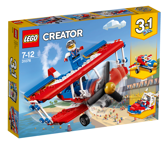 LEGO® CREATOR 31076 Odvážné kaskadérské letadlo