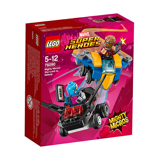 LEGO® SUPER HEROES 76090 Mighty Micros: Star-Lord vs. Nebula