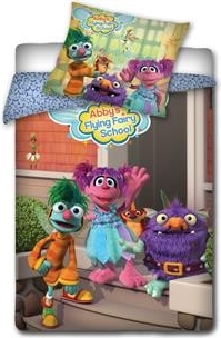 Povlečení bavlna ANIMAL PLANET - Sesame street 140/200 + 70/80