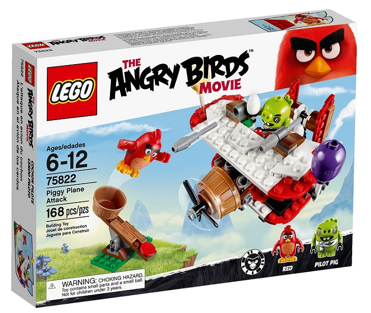LEGO ANGRY BIRDS 75822 Piggyho letadlový útok