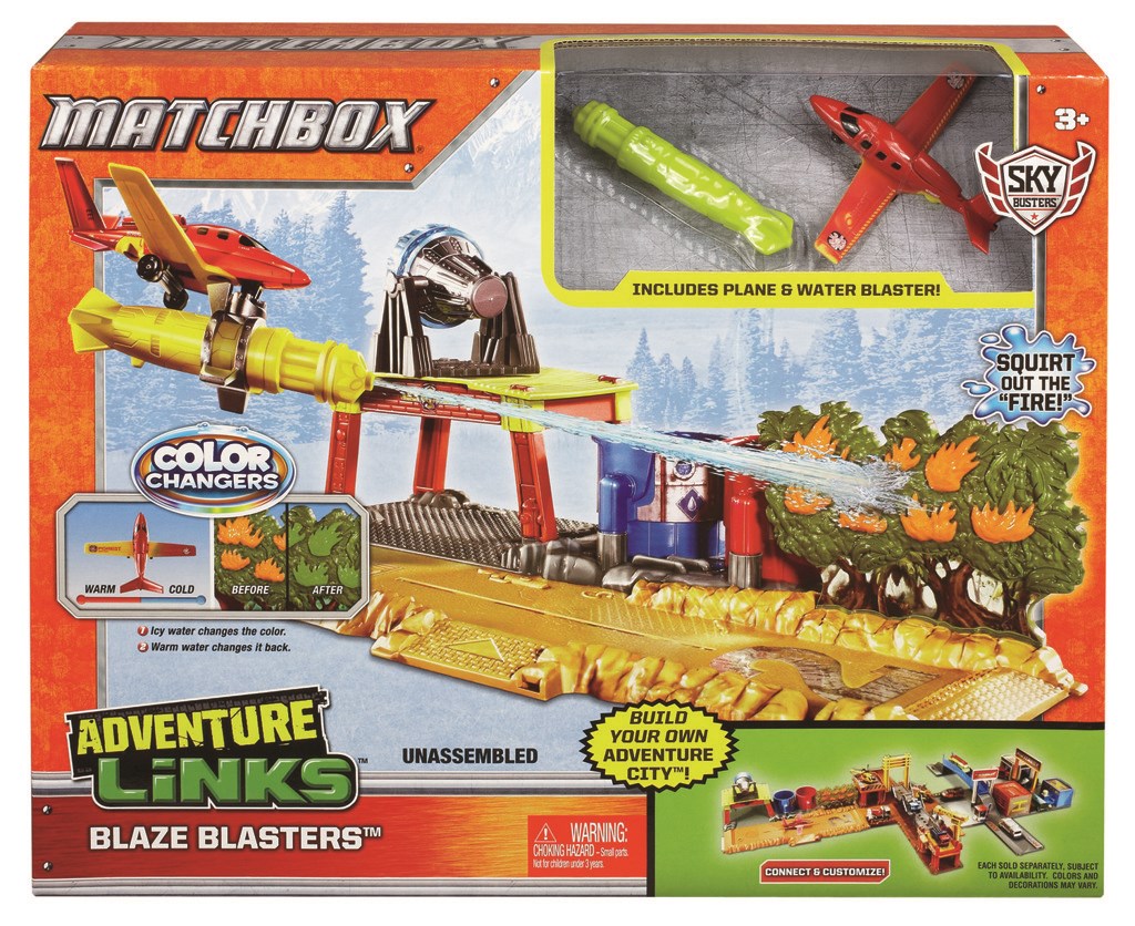 Matchbox letadla změna barvy hrací sada
