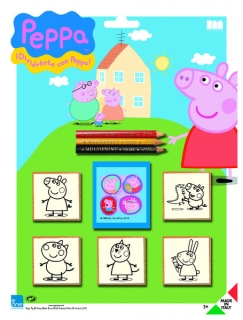 Razítka Pig Peppa blistr 5 ks